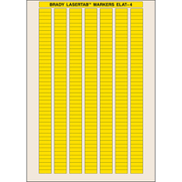 Brady ELAT-4-747YL-10 printer label Yellow Self-adhesive printer label