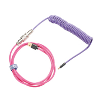 Ducky Premicord Roze, Violet 1,8 m USB Type-A, USB Type-C