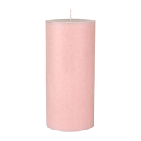 Duni 185726 candela di cera Rotondo Rosa 12 pz