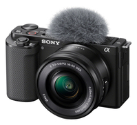 Sony α ZV-E10 + 16-50mm Zoom MILC 24,2 MP CMOS 6000 x 4000 Pixels Zwart