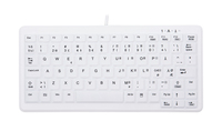 CHERRY AK-C4110 Tastatur USB QWERTY Norwegisch Weiß