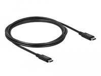DeLOCK 86980 câble USB 2 m USB4 Gen 2x2 USB C Noir