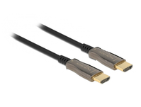 DeLOCK 84038 HDMI kabel 20 m HDMI Type A (Standaard) Zwart, Zilver