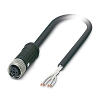 Phoenix Contact 1150654 cable para sensor y actuador 10 m M12 Negro