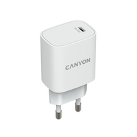 Canyon CNE-CHA20W02 mobiltelefon töltő Univerzális Fehér AC Beltéri