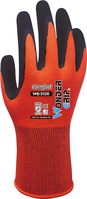 Wonder Grip WG-310R Workshop gloves Red Latex, Polyester 12 pc(s)