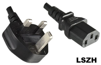 Microconnect PE090420LSZH power cable Black 1.8 m Power plug type G C13 coupler