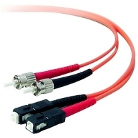 Belkin Cable/Duplex FibreOptic ST/SC 62.5/125 15m fibre optic cable Orange