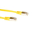 ACT Patchcord SSTP Category 6 PIMF, Yellow 10.00M Netzwerkkabel Gelb 10 m