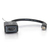 C2G 20cm Mini DisplayPort to HDMI Adapter - Thunderbolt to HDMI Converter M/F - Black