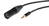 Contrik XLR/Jack 3.5mm 0.5m Audio-Kabel 0,5 m 3.5mm TRS XLR (3-pin) Schwarz