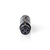 Nedis COTP15920BK tussenstuk voor kabels XLR (3-pin) XLR 3-Pin Female Zwart
