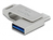 DeLOCK 54075 USB-Stick 64 GB USB Type-A / USB Type-C 3.2 Gen 1 (3.1 Gen 1) Silber