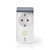 Nedis WIFIPO120FWT enchufe inteligente 3680 W Gris, Blanco