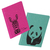Pagna Save me Panda cuaderno y block A5 128 hojas Color menta