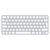 Apple Magic keyboard Universal USB + Bluetooth Swedish Aluminium, White