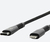 Mobilis 001343 Lightning-kabel 1 m Zwart