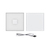 Paulmann Square Single tile Wit Geschikt voor gebruik binnen 0,8 W