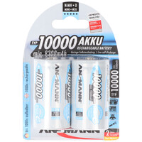 Ansmann NiMH-Akku Mono 10000mAh 2er Blister