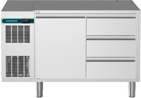 Nordcap Kühltisch (2 Abteile) CLM 650 2-7061, für GN 1/1, steckerfertig,