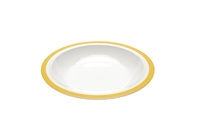 Ornamin Teller tief 505 Rand gelb Ø 22cm Hochwertiger Teller aus