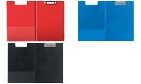 LEITZ Porte-bloc à pince avec rabat, A4, couverture PP, noir (80396095)