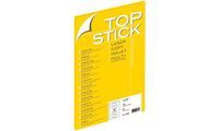 TOP STICK Etiquette CD/DVD, diamètre: 117 mm, blanc (6510017)