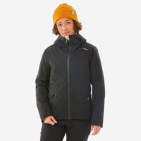 Women’s Warm And Waterproof Ski Jacket 500 - Black - UK20-22 / EU 2XL