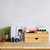 Relaxdays Bambus Kosmetik Organizer, multifunktional, 4 Fächer & Schublade, Schmuckkästchen, Ordnungsbox Büro, natur