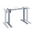 Relaxdays Tischgestell höhenverstellbar, elektrisch, ausziehbar, 71-121 cm, Gestell für Schreibtisch, Stahl, grau