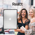 OtterBox React Apple iPad 10.2 (7th/8th) Negro Crystal - clear/Negro - Custodia