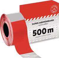 KELMAPLAST G. Kellermann GmbH Taśma odgradzająca długość 500 m szerokość 80 mm czerwono/biała blokowana 500m/k