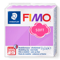 FIMO® soft 8020 Ofenhärtende Modelliermasse, Normalblock lavendel