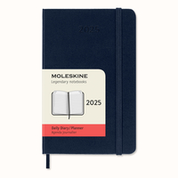 MOLESKINE Agenda Classic Pocket 2025 056999270186 1T/1S saphir HC 9x14cm