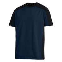 Artikeldetailsicht FHB FHB T-Shirt, zweifarbig MARC marine-schwarz Gr.5XL T-Shirt, zweifarbig MARC marine-schwarz