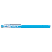 PILOT FriXion Ball Stick non rechargeable. Pointe conique moyenne 0,7mm. Encre effaçable turquoise
