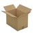 Paquet de 25 caisses américaines en carton brun simple cannelure - Dim. : L35 x H25 x P23 cm