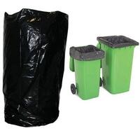 ValueX Heavy Duy Wheelie Bin Liner Black (Pack 100) 703012