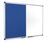Bi-Office Maya (1200 x 900mm) Combination Magnetic Board (Felt/Lacquered Steel) Blue