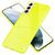 NALIA Neon Handy Hülle für Samsung Galaxy S21, Transparent Case Silikon Cover Gelb