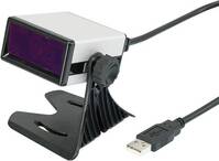 Renkforce FS5020E USB-Kit Vonalkód olvasó Vezetékes 1D Lézer Ezüst, Fekete Asztali szkenner USB