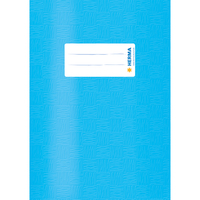 Heftumschlag, für Hefte A5, Polypropylen-Folie, 10,5 x 14,8 cm, hellblau gedeckt