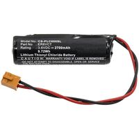 Battery 9.72Wh Li-SOCl2 3.6V 2700mAh Black for PLC 9.72Wh Li-SOCl2 3.6V 2700mAh Black for Toshiba PLC ER6VCT, LS14500-PR