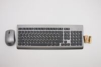 Wireless Keyboard and Mouse Combo, 2.4GHz Kit Grey_Grey Egyéb