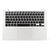 Apple MacBook Pro 13.3 Retina A1502 Late 2013-Mid 2014 Topcase with Keyboard and Trackpad and Battery Assembly - US Layout Einbau Tastatur