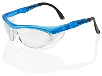 B BRAND Utah Veiligheidsbril, UV-Filter, Transparant / Blauw (doos 10 stuks)