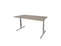 Linesto Plus Verstelbaar Bureau, 200 x 80 cm, Robson, Aluminium