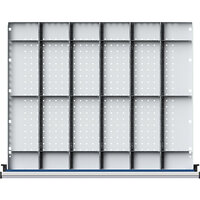 Set di divisori per cassetti largh. x prof. 750 x 600 mm