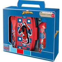 SPIDERMAN SET SANDWICHERA, BOTELLA Y CUBIERTOS