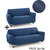 FUNDA SOFA POCKET RIN DUO AZUL